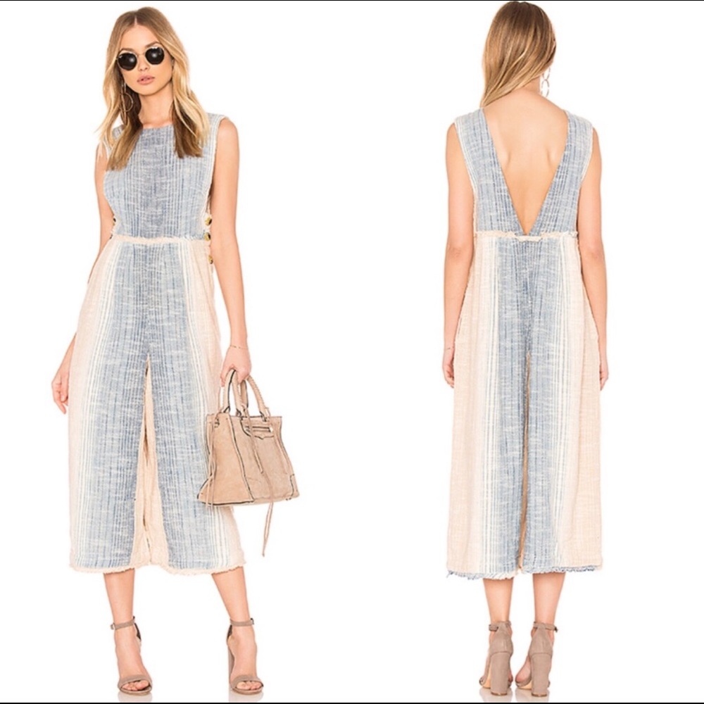 NWOT Free People Moab Boho Combo Jumper Sz Large - Picture 1 of 8